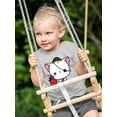 thumbnail image 2 of Cute Spookitty W Pirate Costume T-Shirt Toddler -Image by Shutterstock,  4 Toddler, 2 of 4