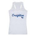 thumbnail image 1 of W Republic 557-118-WHT-02 Creighton Universitaire Femmes Script Débardeur&44; Blanc - Moyen, 1 of 1