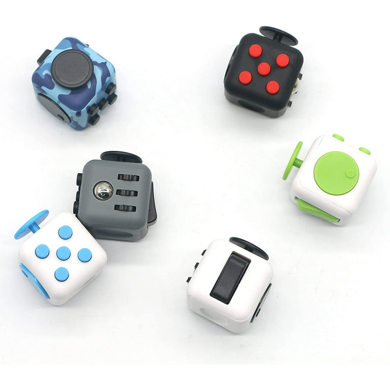 Fidget Cube Stress Anxiety Pressure Relieving Toy Great for and Children[Gift Idea][Relaxing Toy][Stress Reliever][Soft Material]. Walmart .com