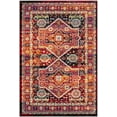 thumbnail image 2 of SAFAVIEH Cherokee Kelleigh Oriental Area Rug, Black/Orange, 5'1" x 7'6", 2 of 9