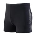 thumbnail image 2 of VBTAPA Men's Athletic Swim Jammers Square Leg Compression Swimsuit Quick Dry Training Swim Shorts Gray Free Size, 2 of 6