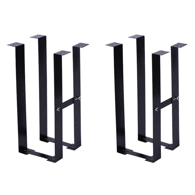 2 Set Under Desk PC Mount Bracket for Computer Case Computer Mainframe Hanger Host Box Stand Bracket Rack Black