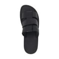 thumbnail image 3 of Micah - Leather Double Strap Sandal | Black, 3 of 4