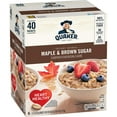 thumbnail image 3 of Quaker Instant Oatmeal Cereal, Maple and Brown Sugar, (40-1.51 oz packets) 60.6 Ounce, 3 of 3