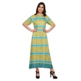 thumbnail image 1 of Moomaya Robe Kurta Imprimée Tenue d'Été Kurti pour Dames Tunique Longue Hauts pour Femmes, 1 of 5