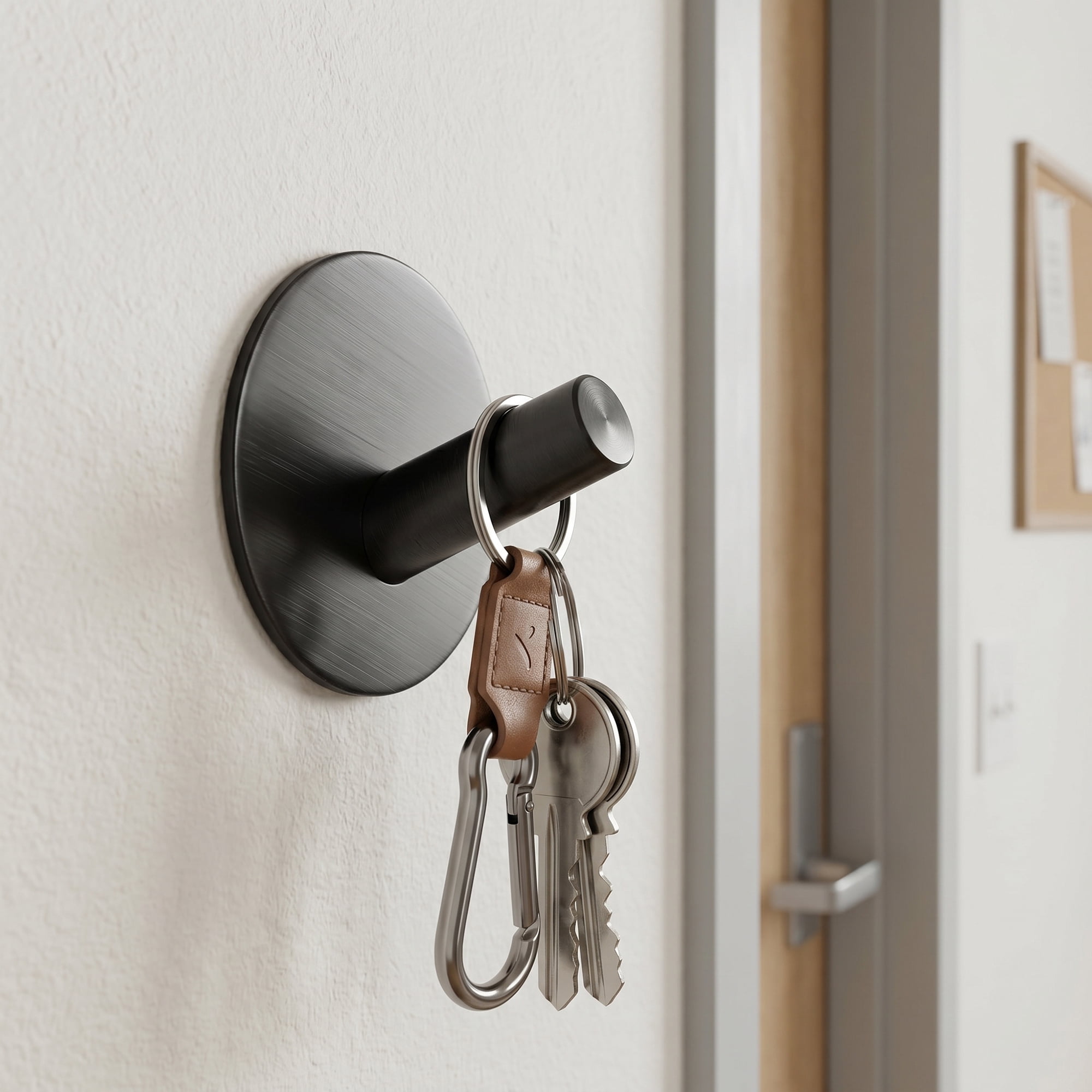 Unique Bargains 12Pcs Durable Utility Hooks Metal Durable Wall Hooks Black