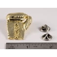 thumbnail image 3 of Boxing Glove Pin, Gold Plated, Metal, Hat, Lapel, Brooch, Pins, Jewelry, Made in USA, Many Sports Available. Creative Pewter Designs. AG526, 3 of 8