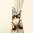 thumbnail image 4 of Vikakiooze 2022 New Santa Claus Ornament Knitted Wool Curtain Hold Door Curtain Button Christmas Decorations, 4 of 5