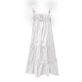 thumbnail image 6 of Women's Square Neck Tiered Midi Dress Casual Loose Ruffle Hem Sleeveless Summer Vacation Dress, 6 of 6