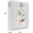 thumbnail image 2 of JHIJHOO 2x3 Inch Photo Paper Film Album Set for Fujifilm Instax Mini Camera, Polaroid Snap, Z2300, SocialMatic Instant Cameras & Zip Instant Printer (64 Pockets), 2 of 6
