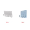thumbnail image 2 of Wall-mounted Cell Phone Bracket Mobile Phone Holder 4 Hooks Tablets Hanger Stand Storage Rack Workhe, 2 of 9