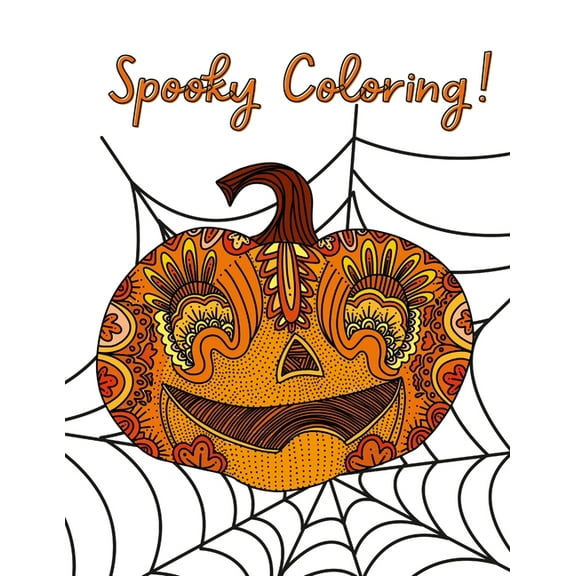 Spooky Coloring: A halloween Color with Kiri Coloring book (Paperback)