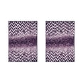 thumbnail image 3 of Better Trends Bath Rug Set 2 Piece Bath Mat Non Slip Micro Polyester Bathroom Floor Set, Shower, Tub, Casablanca Collection – (Purple), 3 of 5