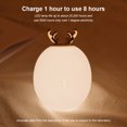 thumbnail image 3 of Matsuzay patrón de luz LED de noche, lámpara de Control táctil recargable por USB de silicona, lámparas para dormir para dormitorio, Electrodomésticos Tipo 2, 3 of 6