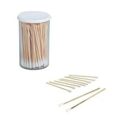 1000 Count Cotton Tipped Applicators Wood Shaft 3" 10 Vials by SSBM Brand MS-50340