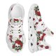 thumbnail image 1 of Zapatos de calavera con girasol y rosa para mujer, zapatillas de plataforma blancas y negras, zapatos casuales, zapatillas de mujer, 1 of 6