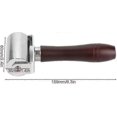 thumbnail image 2 of 60mm Leather Press Roller High Carbon Steel Solid Leather Edge Roller With Wooden Handle, Glue Laminate Rolling Tool, 2 of 5
