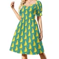 thumbnail image 2 of Banana Boats Sleeveless Dress Aesthetic clothing Elegant gown, 2 of 7