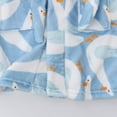 thumbnail image 5 of NOLDARES Kids Hooded Bathrobe Girls Soft Plush Hooded Flannel Pajamas Sleepwear Boys Spa Robe,Sky Blue,10-12 Y, 5 of 6