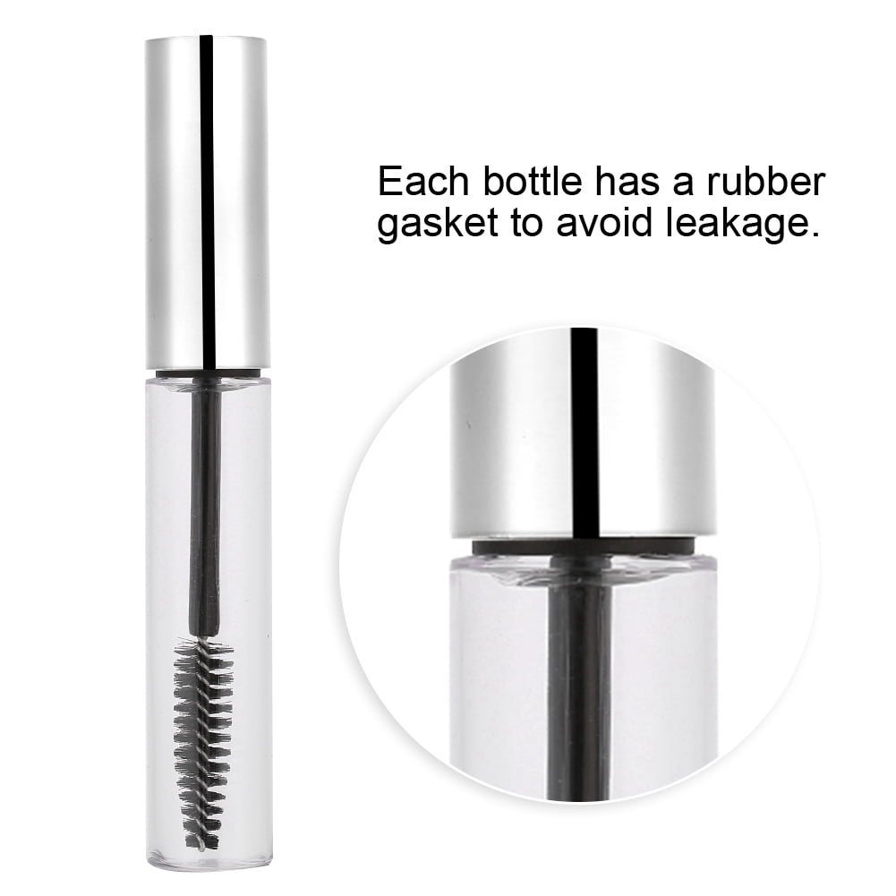 Empty Mascara Tube,5 Colors 10ml Mascara Tube With Eyelash Wand Empty