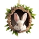 thumbnail image 2 of Decoraciones de Halloween, adornos de Halloween, regalos de Halloween, decoraciones de Pascua, adorno con forma de agujero de árbol con cuerda, decoración colgante, teja hangoutone, 2 of 5