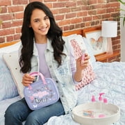 3C4G: Butterfly Away Travel & Cosmetic Set - All-In-One, Make It Real, Tweens & Girls, Zip Up Carry Bag, TSA Approved Bottles, Nail Polish, Lip Gloss & Eyeshadow, Three Cheers For Girls, Kids Ages 8+