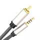 thumbnail image 1 of Cable coaxial de audio y vídeo,Cable de audio y vídeo coaxial digital,Cables coaxiales RCA a conector de 3,5 mm macho a macho,Equipos de cable estéreo auxiliares electrónicos,Amplificador, 1 of 6