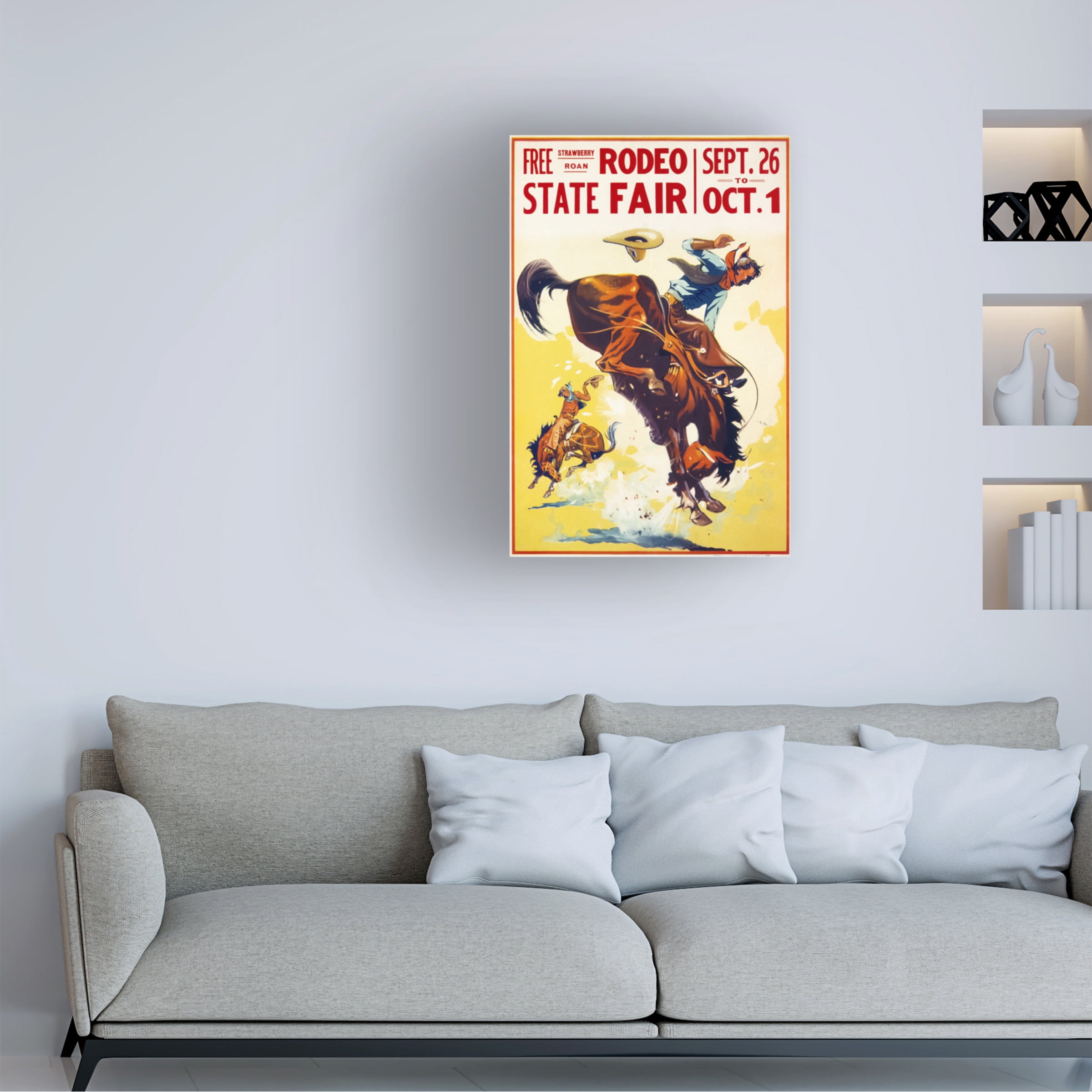 Print Collection 'Rodeo State Fair Roan' Canvas Art