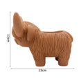 thumbnail image 3 of MesaSe Planter Pot Animal Shape Resin Cute Highland Cow Succulent Cactus Flower Container Home Decor, 3 of 12