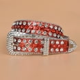 thumbnail image 2 of SIEYIO Y2k Temperament Rhinestone Belt Hot Girls Shinning Studded Belt Cowgirl Belt, 2 of 18