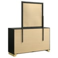 thumbnail image 6 of Caraway 6-drawer Dresser with Mirror Black, 6 of 12