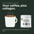 thumbnail image 3 of NUTRIBAS Multi Collagen Protein Powder, Coffee Creamer, For Whole Body Support, Women Men, Unflavored, 3.53 oz, 3 of 14