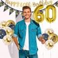 thumbnail image 7 of 60th Birthday Decorations for Men, Blue Gold Balloon Arch Kit with Happy Birthday Banner, Latex Balloons Confetti Balloons for Party Decorations Supplies, 7 of 7