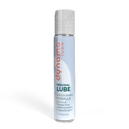 Dynamo Wellness Water-Based Lube, Paraben-Free Formula for Couples, 1.0 fl oz