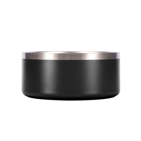 PetBowl64 Dogs, Cats, Bowl, Heavy Duty Insulated Standard Stainless Steel Double Walled with Non-Slip Base, Perfect for Hot or Cold Food & Drinks, No Spill, Non-Skid, Rust Proof, Dishwasher Safe.