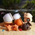 thumbnail image 3 of Ceramics Aquarium Decoration Shrimp Fish Hatch Hiding Shelter Pottery Landscaping House Fish Spawn Clay Pot Aquarium Accessories, 3 of 10