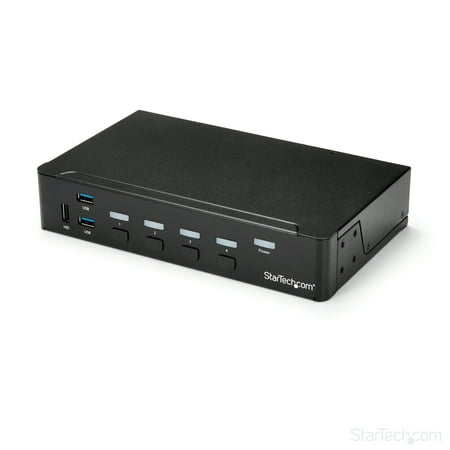UPC: 0065030863735 | StarTech.com 4 Port HDMI KVM – HDMI KVM Switch – 1080p – USB 3.0 & Audio Support – KVM Video Switch