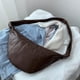 thumbnail image 3 of color1 Bolsos cruzados para mujer Bolsos de hombro de cuero suave Reteo Messenger Chest Bag, 3 of 5