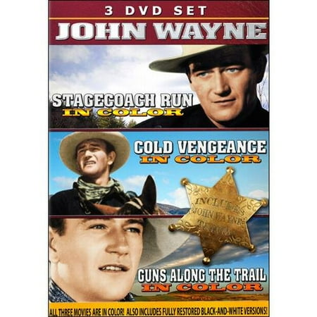 John Wayne In Color: Cold Vengeance / Guns Along The Trail / StageCoach Run