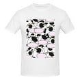 thumbnail image 4 of Bingfone Cute Animal With Cow Men'S Loose Fit Short-Sleeve Pocket T-Shirt, 4 of 7