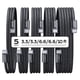 thumbnail image 1 of Paquete de 5 cables USB C LISEN [1 m/1 m/2 m/2 m/3 m] 60 W de carga rápida, 1 of 8