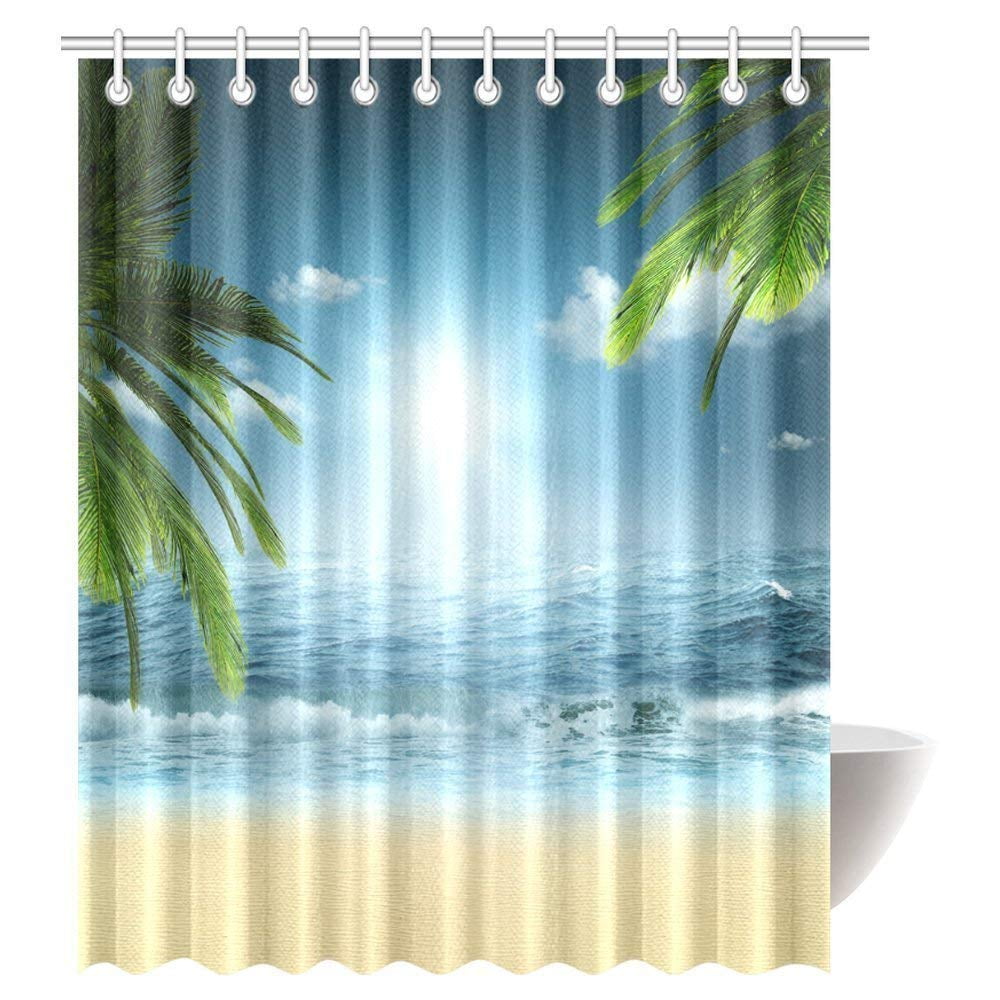 Download Gckg Ocean Beach Theme Decorations Shower Curtain Beach Sunset For Android Free Get Wallpaper Gckg Ocean Beach Theme Decorations Shower Curtain Beach Sunset Desktop Wallpaper Free