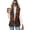 Autumn Maple Leaf Print, variant on Chririnla Piano Music Note, Versatile Sleeveless Business Waistcoat for Work Summer Spring, Loose Fit Women's Sleeveless Waistcoat Vest