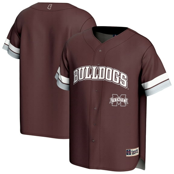 Unisex GameDay Greats Maroon Mississippi State Bulldogs Spirit Baseball Jersey