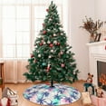 thumbnail image 7 of KLL 48" Christmas Tree Skirt Palm Leaves Xmas Tree Skirts Mat for New Year Xmas Holiday Party Indoor Outdoor Home Decoration, 7 of 7