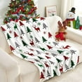 thumbnail image 6 of Christmas Blanket Christmas Tree Deer Flannel Throw Blanket Soft Plush Blanket for Couch Sofa Bed Christmas Home Decor 50x60\u201d, 6 of 6