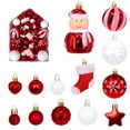 thumbnail image 4 of RXMEKW Personalized Christmas Ornaments 72 Piece Electroplated Unique Christmas Balls, 4 of 5