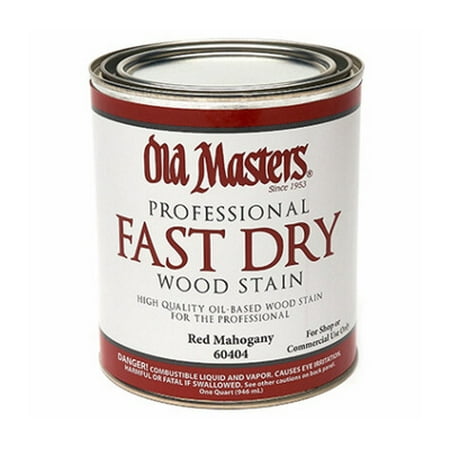 

New Old Masters 60404 Qt Red Mah Fastdrystain Each