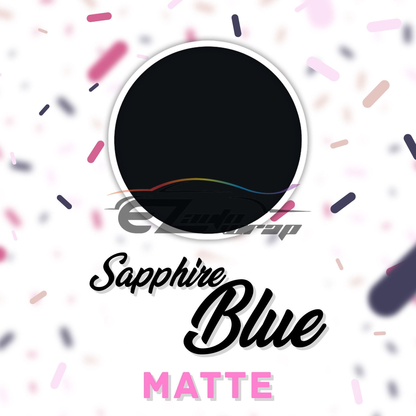 ESSMO Sapphire Blue Matte Solid Heat Transfer Vinyl HTV Sheet T-Shirt 20" Wide Iron On Heat Press DP25 20"x84"