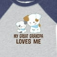 thumbnail image 4 of Inktastic My Great Grandpa Loves Me Boys Grandson Boys Baby Bodysuit, 4 of 5
